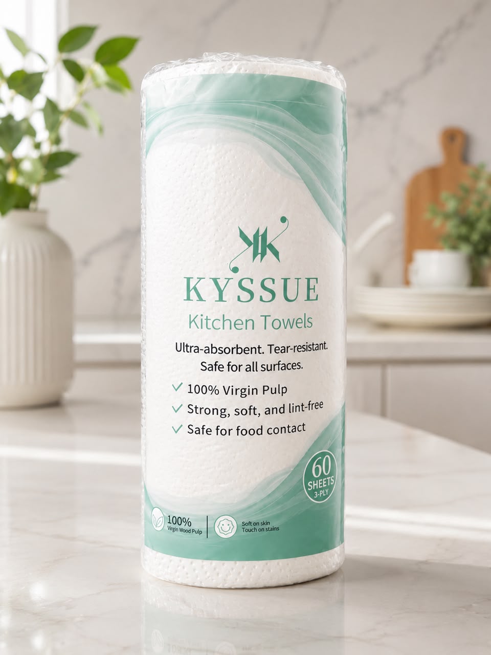 KYSSUE Kitchen Towels — Single Roll